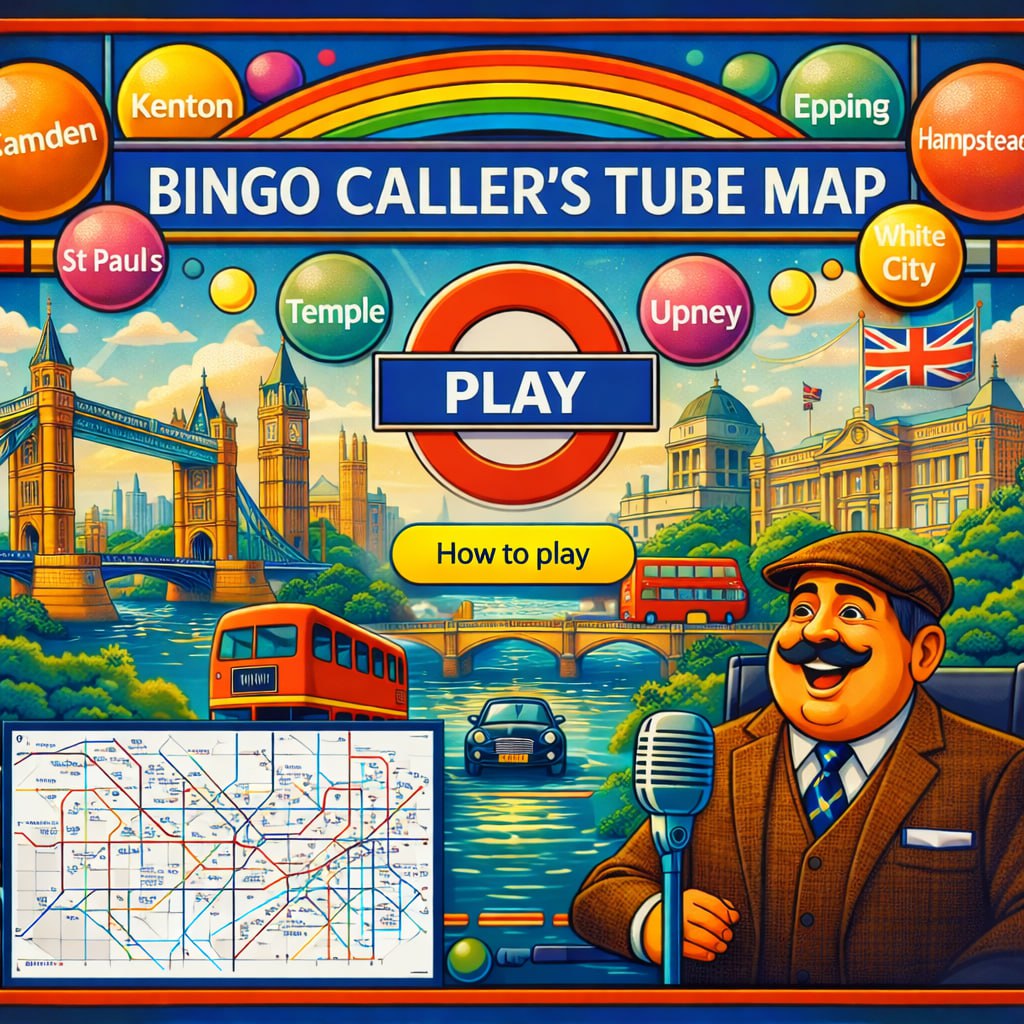 Bingo Caller's Tube Map